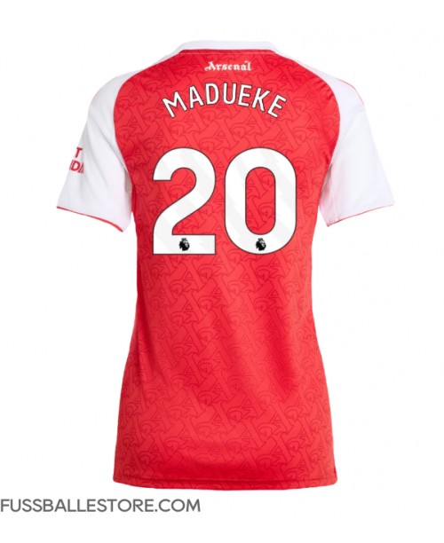Günstige Arsenal Noni Madueke #20 Heimtrikot Damen 2025-26 Kurzarm Günstige Arsenal Noni Madueke #20 Heimtrikot Damen 2025-26 Kurzarm